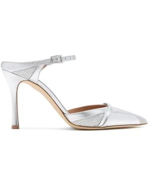 Malone Souliers Uma Mules - White