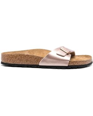 Birkenstock Madrid Sandalen Met Logo-Reliëf - Wit