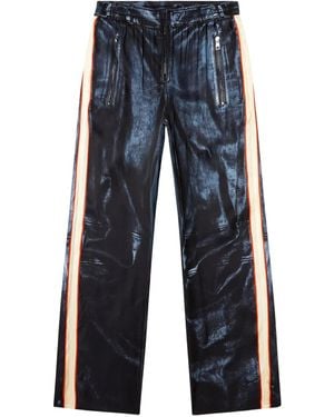 DIESEL Pantaloni P-Thecks Con Banda Laterale - Blu