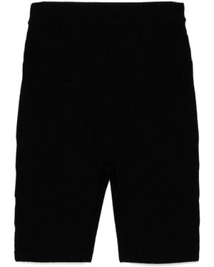 Rick Owens Wool Knitted Short - Black