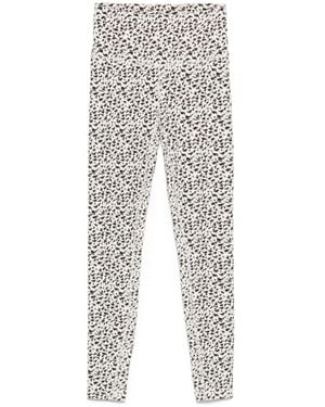 Varley Move Leggings Mit Leoparden-Print - Grau