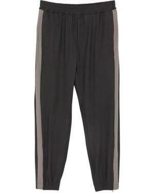 Eleventy Side-Stripe Track Pants - Black