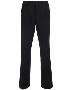 Amiri Logo-Embroidered Tailored Trousers - Black
