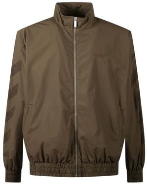 Off-White c/o Virgil Abloh Bomber Jackets - Brown