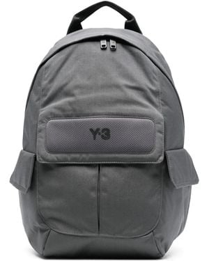 Y-3 ロゴ バックパック - グレー