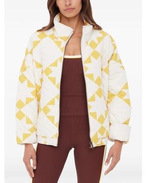 The Upside Etoile Carmen Quilted Jacket - White