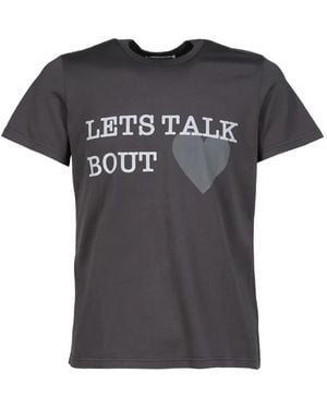 CEDARWOOD Slogan-Print Fitted T-Shirt - Black