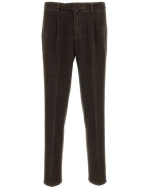 Briglia 1949 Pantalon En Velours Côtelé - Black