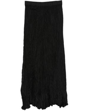 P.A.R.O.S.H. Rok Met Elastische Tailleband - Zwart