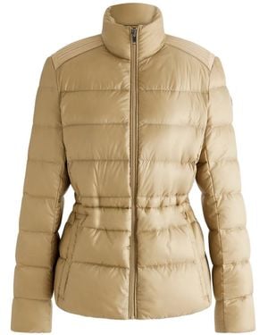 Fusalp Cinched Quilted Puffer Jacket - Natural