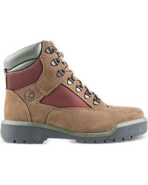 Timberland 6-Inch Waterproof Field Nubuck" Boots - Brown