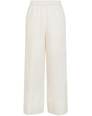 Seventy Elastic-Waist Trousers - White