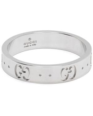 Gucci Ring Icon Aus 18Kt Weissgold - Mettallic