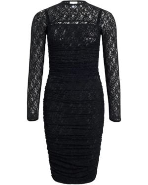 Patou Lace Midi Dress - Black