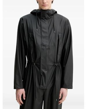 Rains Wasserdichter Jumpsuit Mit Kapuze - Schwarz