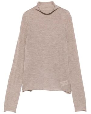 Fedeli High-Neck Jumper - Natural