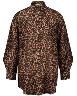 Paramidonna Jade Leopard Shirt - Brown