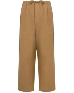 Moschino Classic Tailored Trousers With Flattering Silhouette - Natural