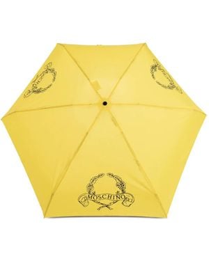 Moschino Ombrello Con Logo - Giallo
