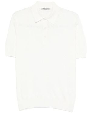 Fileria Textured Polo Shirt - White