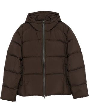 Samsøe & Samsøe Sapax Hooded Puffer Jacket - Brown