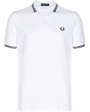 Fred Perry Polo Twin Tipped - Blanco