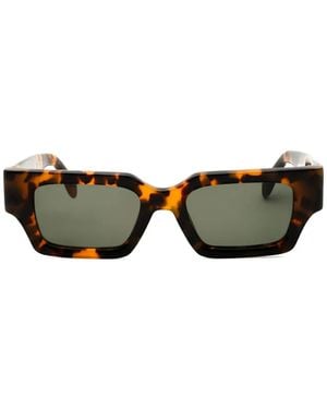 Palm Angels Rectangle-Frame Sunglasses - Brown