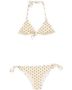 Laura Urbinati Polka-Dot Bikini - White