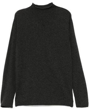 Transit Jersey con cuello alto - Negro