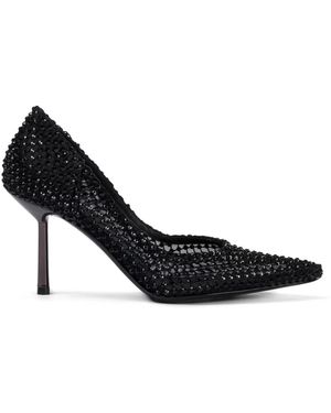 Le Silla Gilda Crystal-Embellished Court Shoes - Black