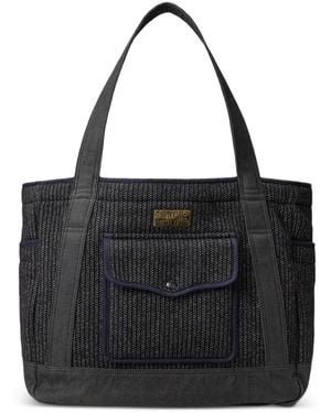 RRL Browns Tote Bag - Schwarz