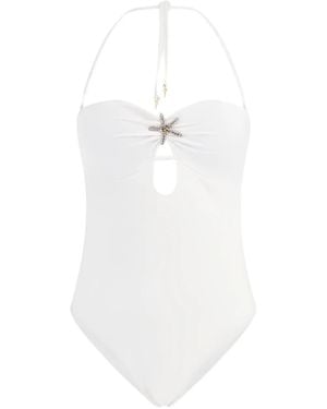 Guess Cutout Starfish Swimsuit - White