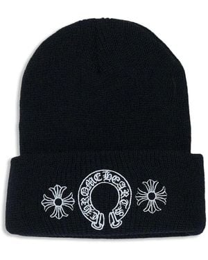Chrome Hearts Embroidered Beanie Hat - Black