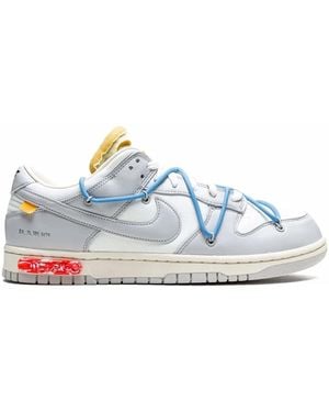 NIKE X OFF-WHITE Dunk Low "Lot 05" Trainers - Blue