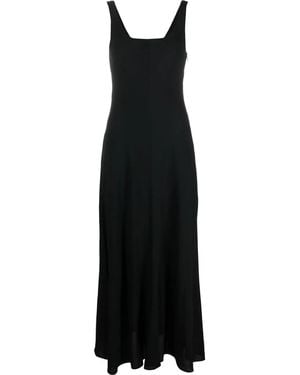 Philosophy Di Lorenzo Serafini Scoop Neck Flared Dress - Black