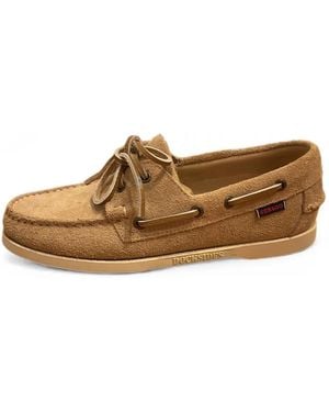 Sebago Portland Flesh Out Boat Shoes - White