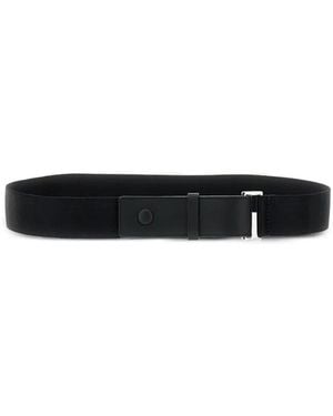 Max Mara Elastic Button Belt - White