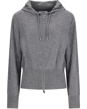 Not Shy Zora Ribbed Hem Jumper - Grey