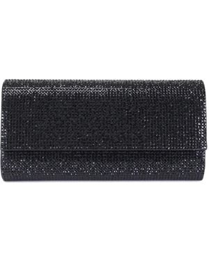 Judith Leiber Clutch Mit Kristallverzierung - Grau