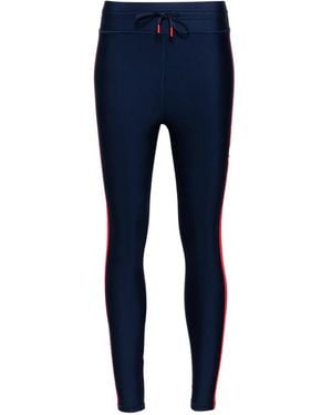 The Upside 25In Midi Oxford Leggings - Blue
