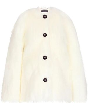 Dolce & Gabbana Faux Fur - Natural