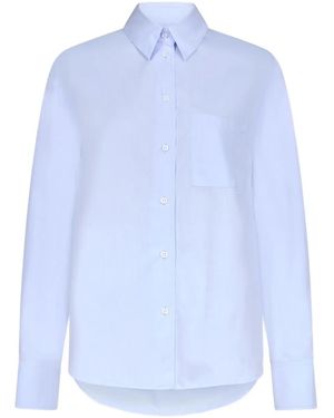 Loulou de Saison Lee Patch-Pocket Shirt - Blue