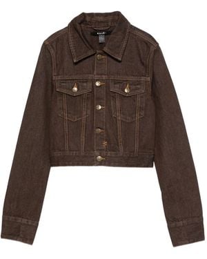 Ksubi Klassische Jeansjacke - Braun
