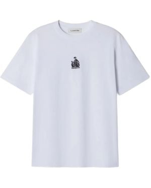 Lanvin T-Shirt Met Print - Wit