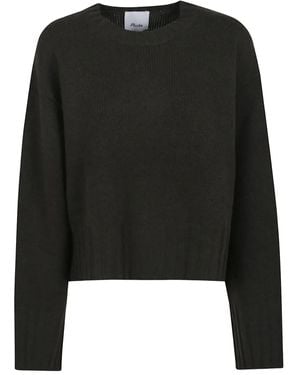 Allude Crew-Neck Jumper - Black