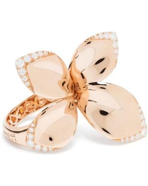 Pasquale Bruni 18Kt Giardini Segreti Rotgold-Cocktailring Mit Diamanten - Natur