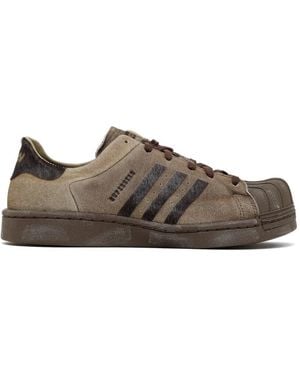 adidas Superstar Pony-Hair Trainers - Brown