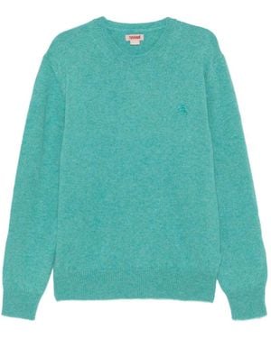 Baracuta Jersey Con Logo Bordado - Verde