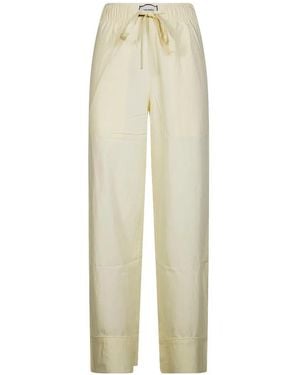 Entire studios Drawstring-Waist Trousers - White