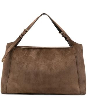 Brunello Cucinelli Suede Tote Bag - Brown
